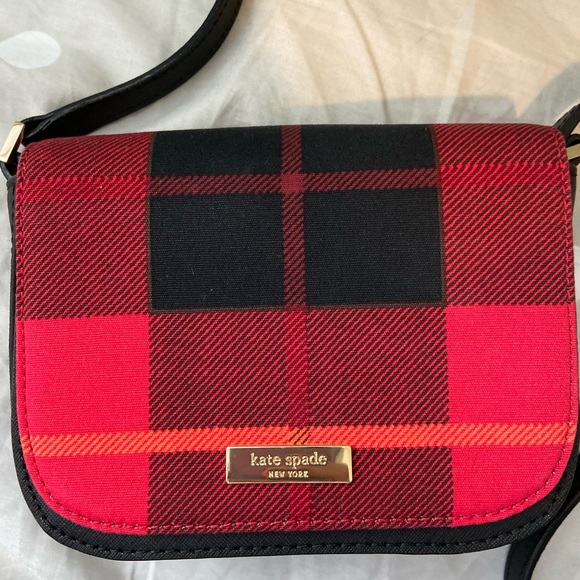 Kate Spade ♠️ Plaid Crossbody - Picture 5 of 6